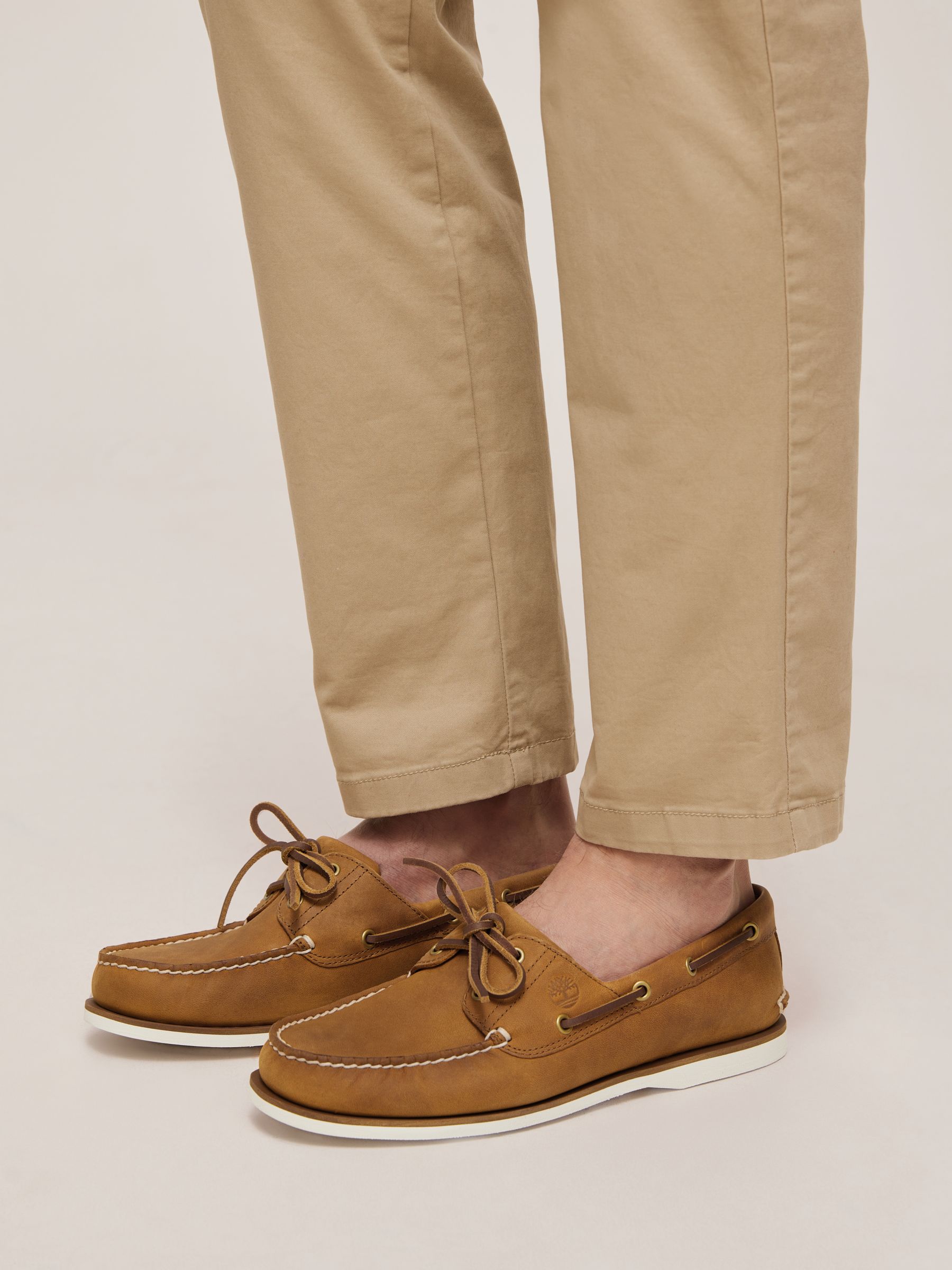 Timberland Classic 2 Eye Leather Boat Shoes, at John & Partners
