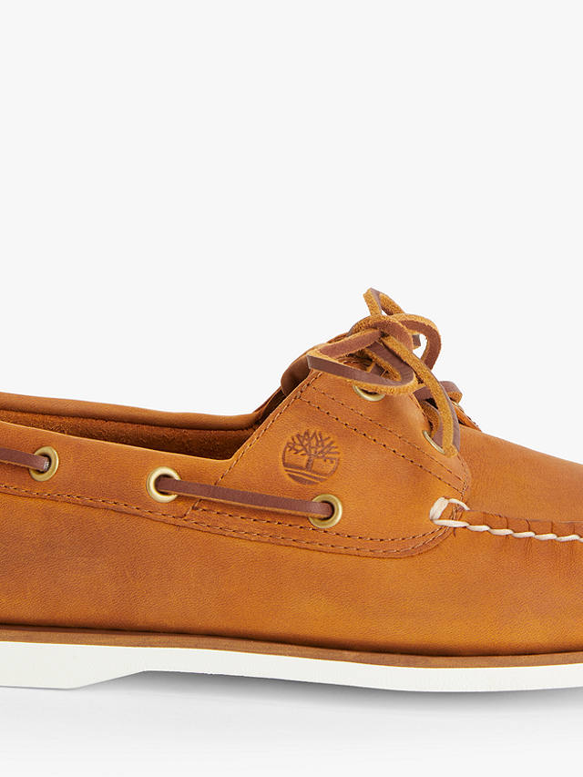 Timberland Classic 2 Eye Leather Boat Shoes, Brown
