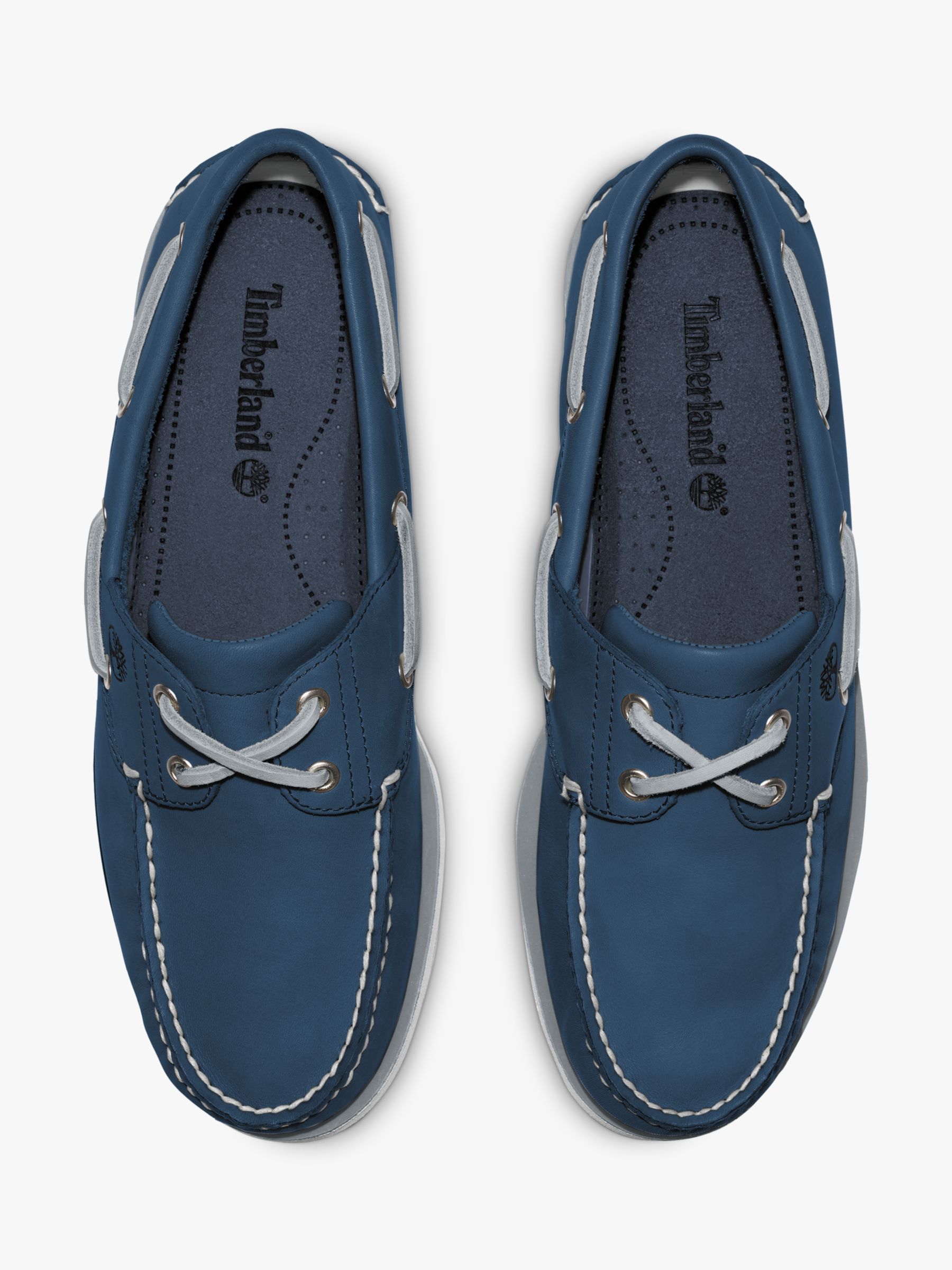 Rudyard Kipling Deshabilitar cuero Timberland Classic 2 Eye Boat Shoes, Blue at John Lewis & Partners
