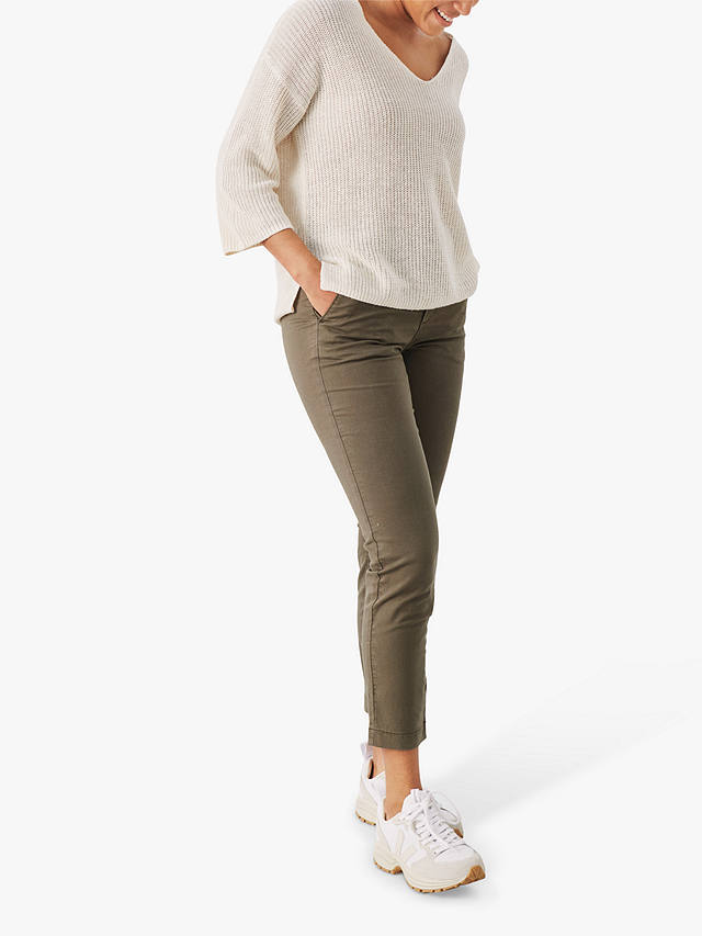 Part Two Soffys Skinny Cropped Trousers, Vetiver