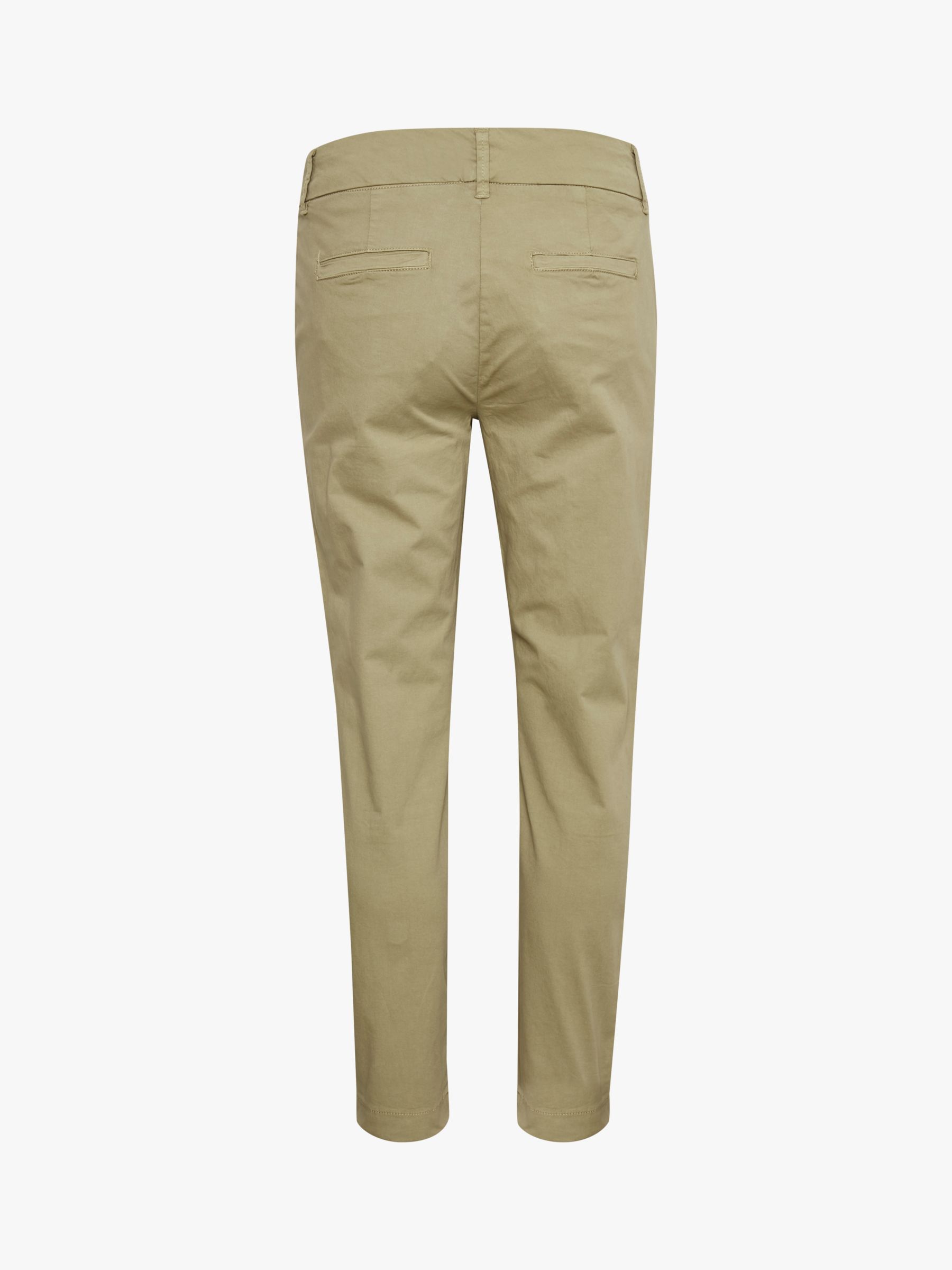 Part Two Soffys Skinny Cropped Trousers, Vetiver, 8