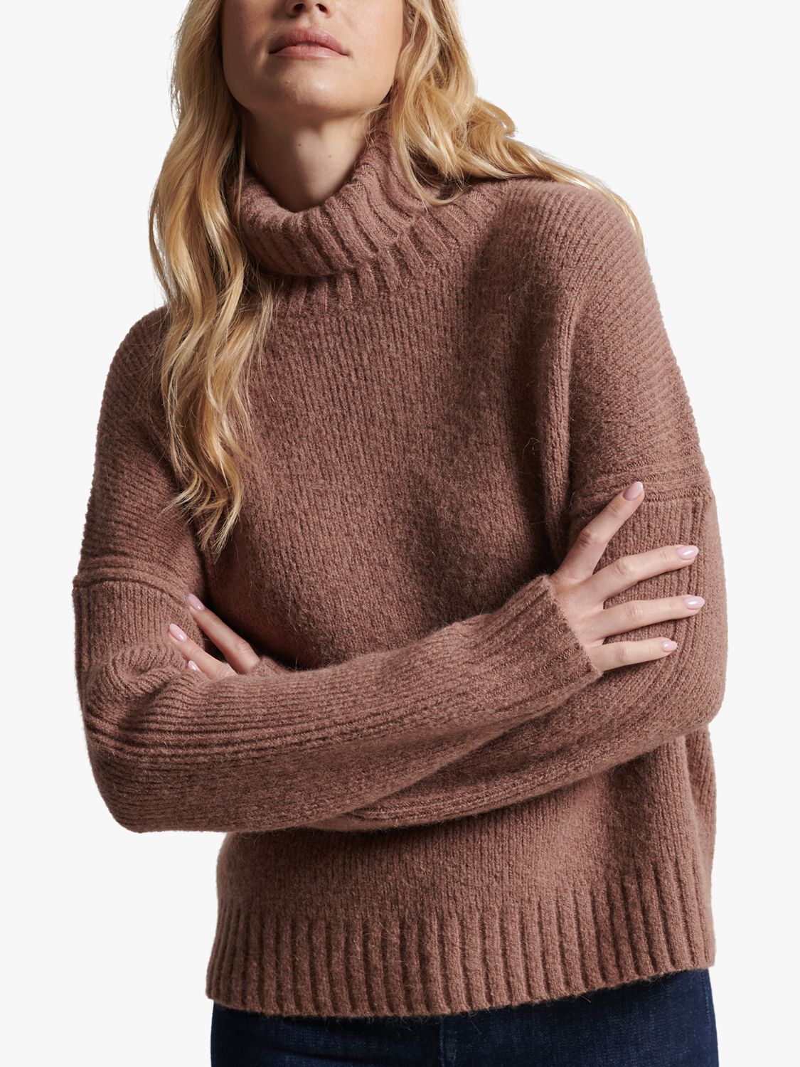 Womens Clothing Jumpers and knitwear Turtlenecks 12 STOREEZ Roll Neck Jumper in Brown 