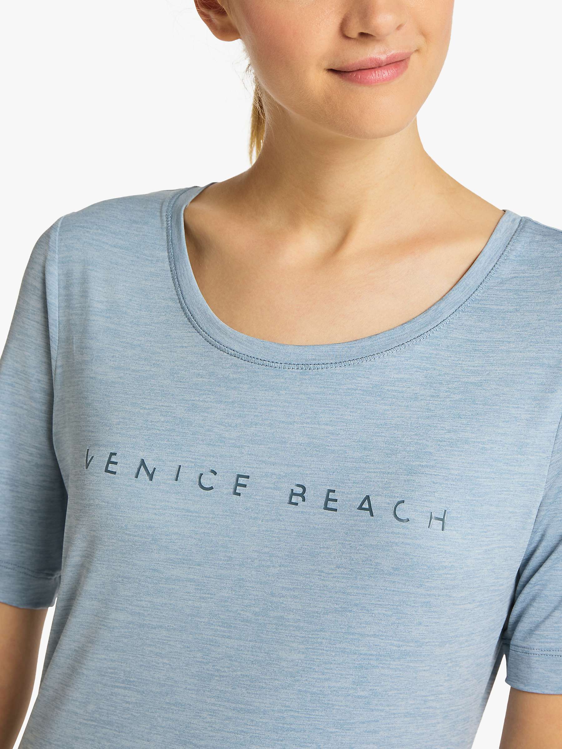 Buy Venice Beach Peach Short Sleeve Gym Top Online at johnlewis.com
