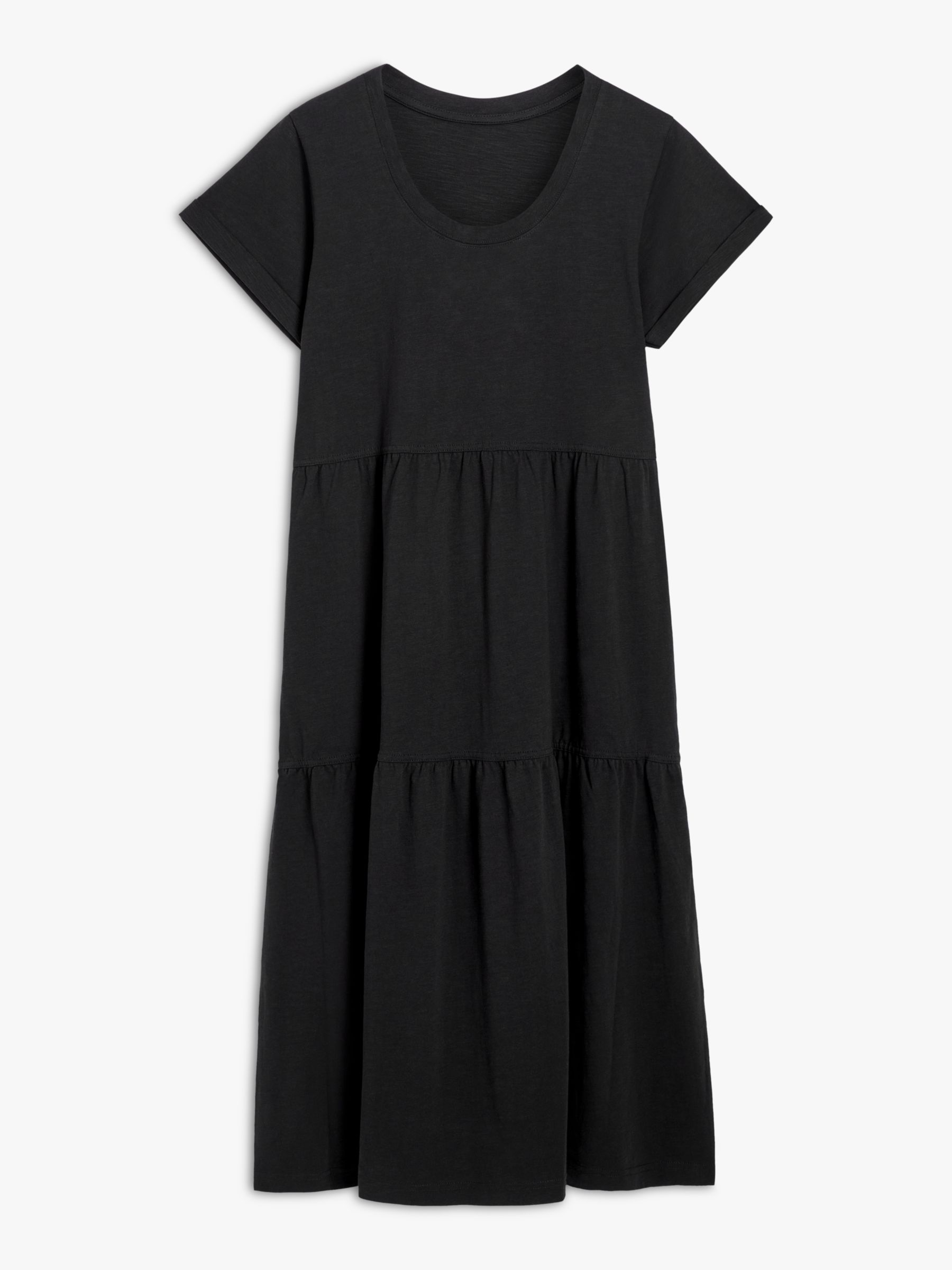 AND/OR Bernie Cotton Jersey Dress, Black, 6