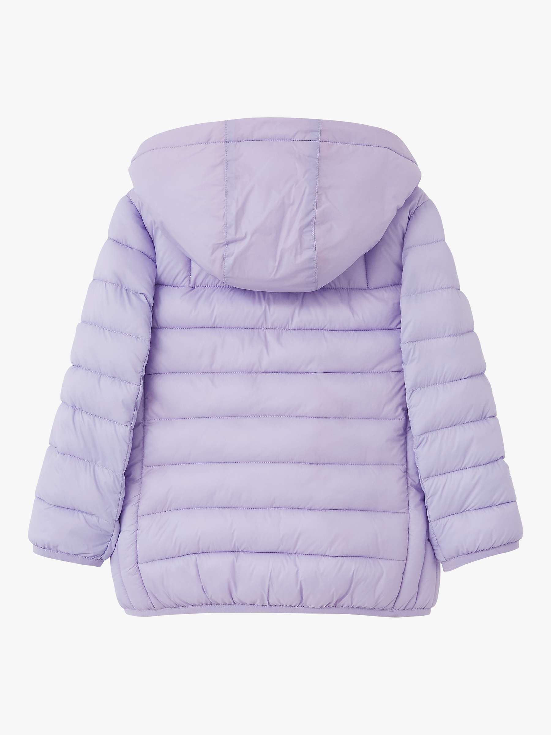 Crew Clothing Kids' Quilted Jacket, Lavender at John Lewis & Partners