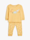 John Lewis Baby Desert Safari Pyjamas, Yellow