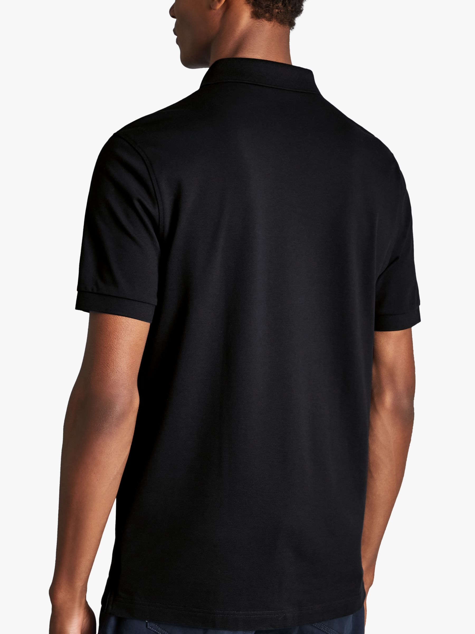 Charles Tyrwhitt Pique Polo Shirt, Black, S