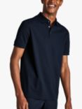 Charles Tyrwhitt Pique Polo Shirt, Navy Blue