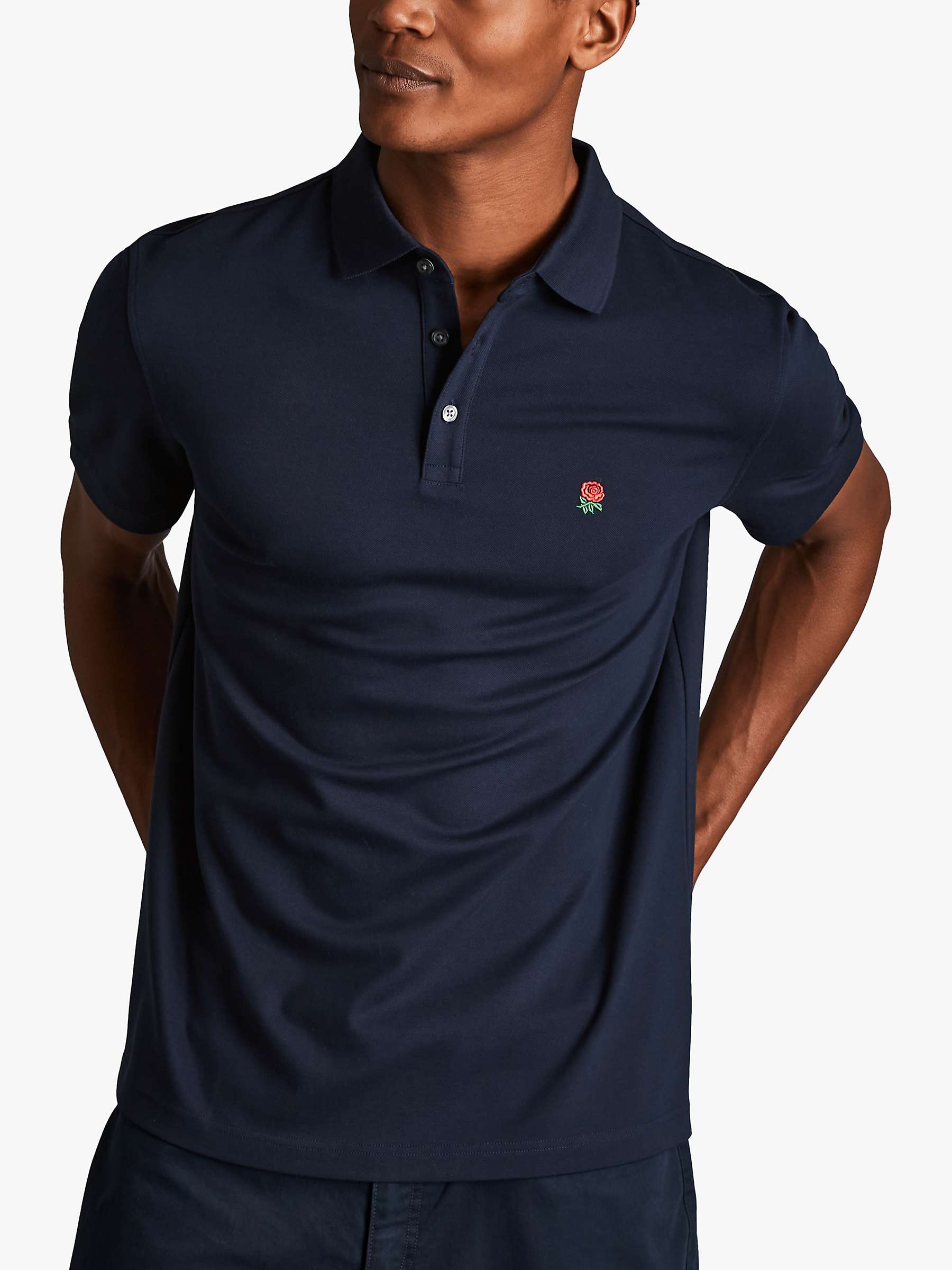 Buy Charles Tyrwhitt England Rugby Pique Polo Shirt Online at johnlewis.com