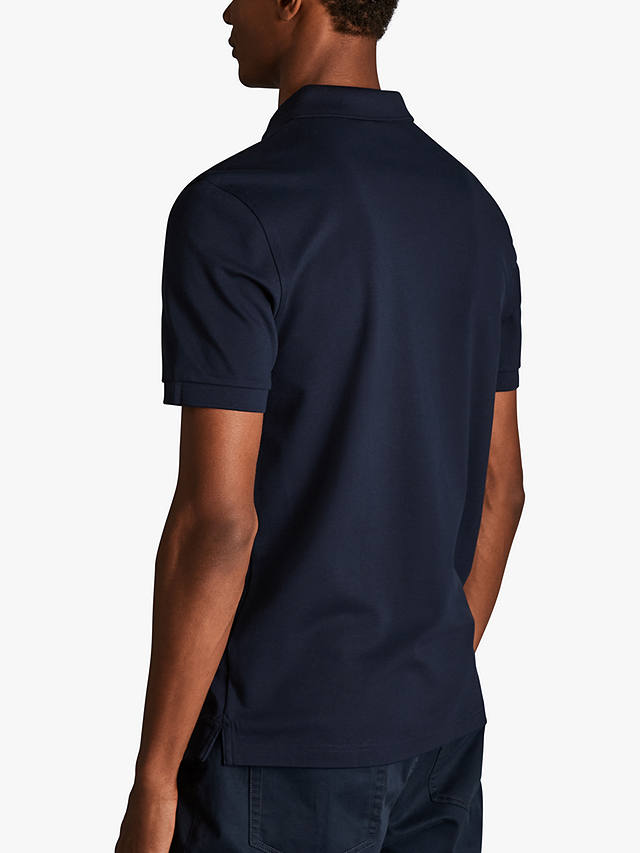 Charles Tyrwhitt England Rugby Pique Polo Shirt, Navy Blue