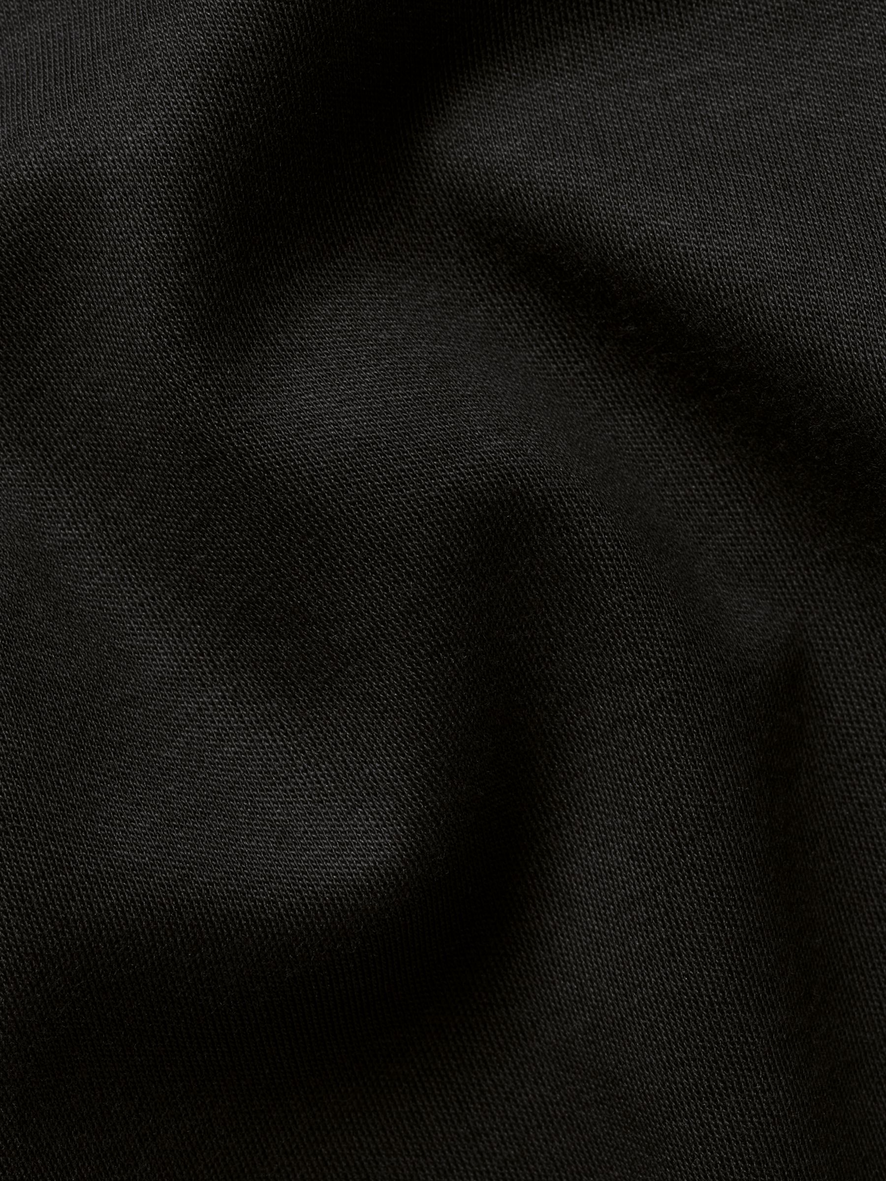 Charles Tyrwhitt Smart Jersey Short Sleeve Polo, Black, S