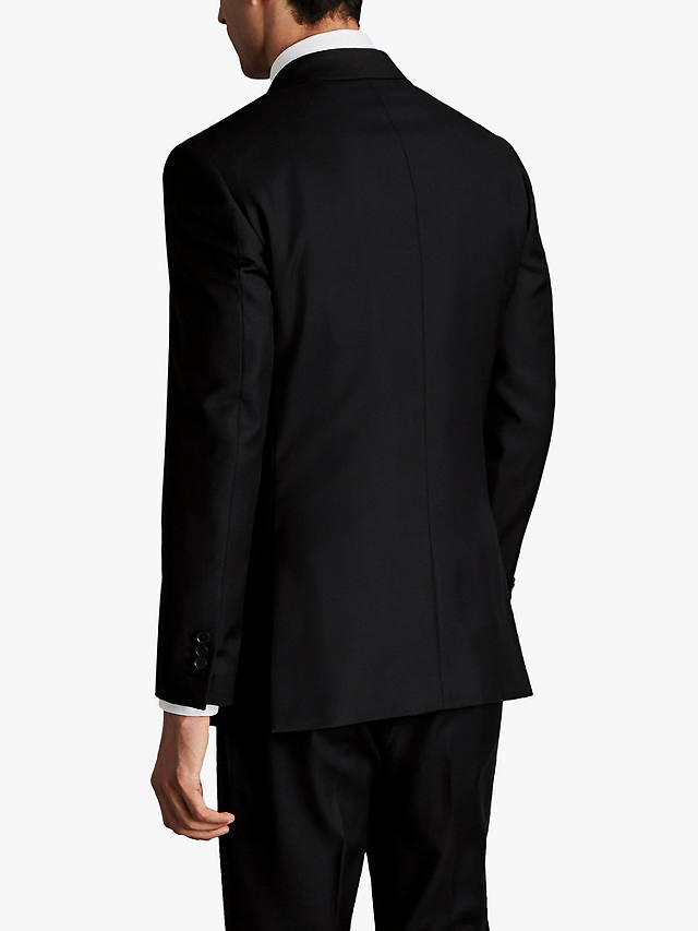 Charles Tyrwhitt Natural Stretch Twill Suit Jacket, Black