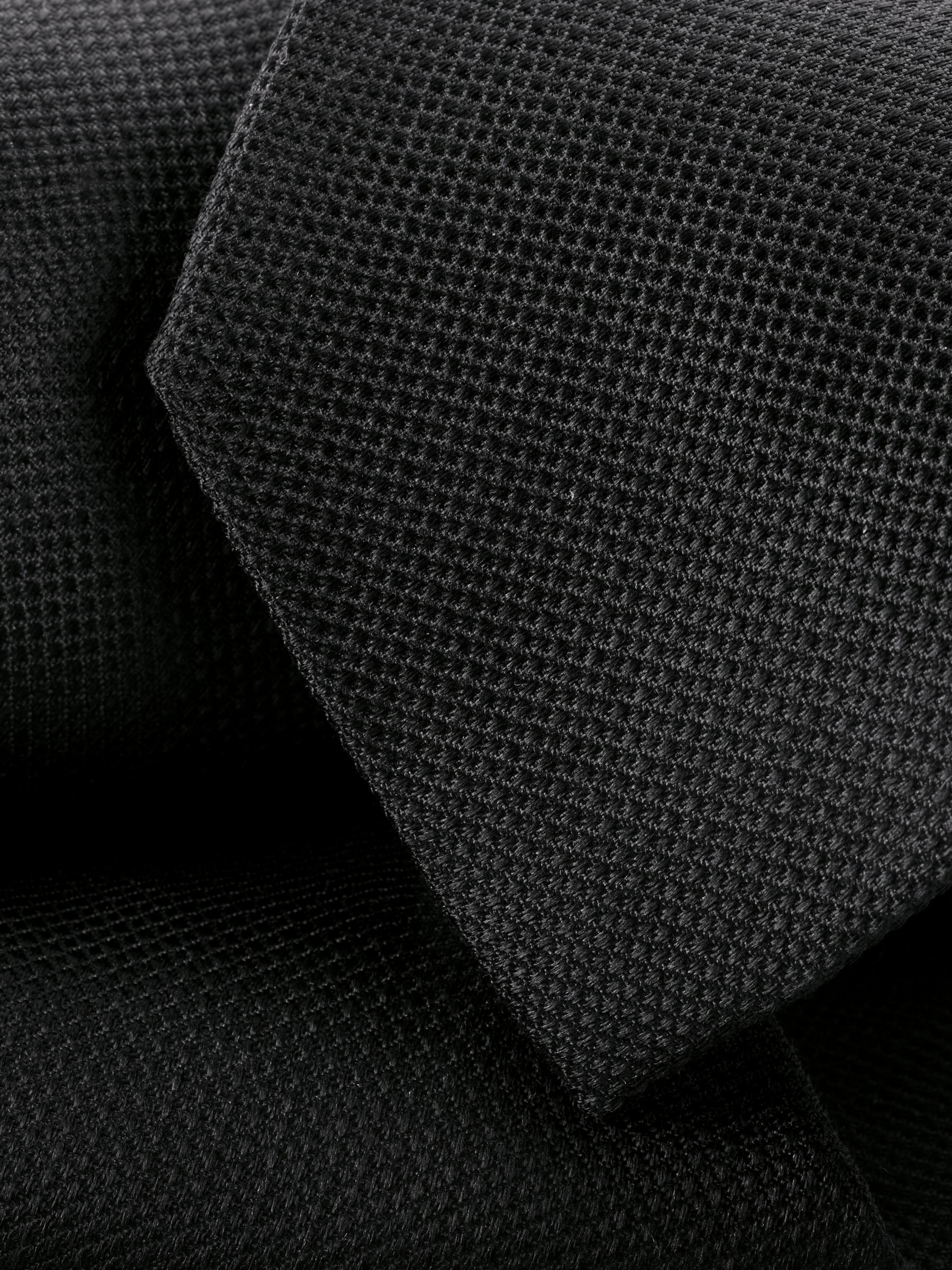 Charles Tyrwhitt Stain Resistant Silk Tie, Black