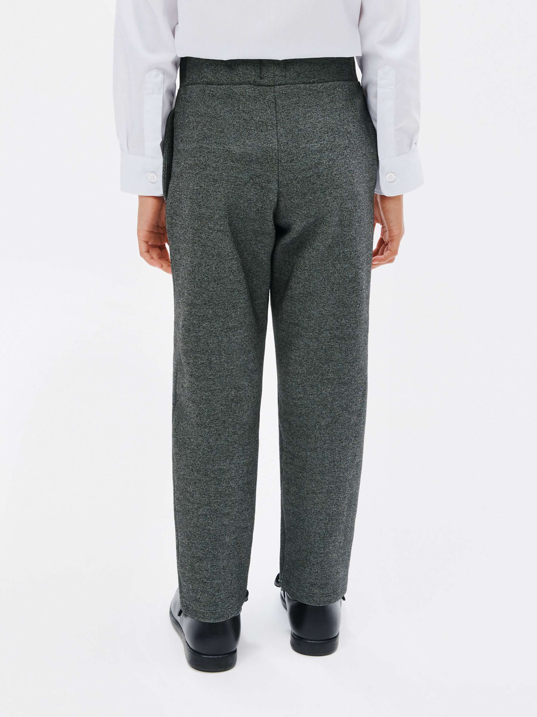 Buy John Lewis Pull-On Jersey School Trousers, Grey Online at johnlewis.com