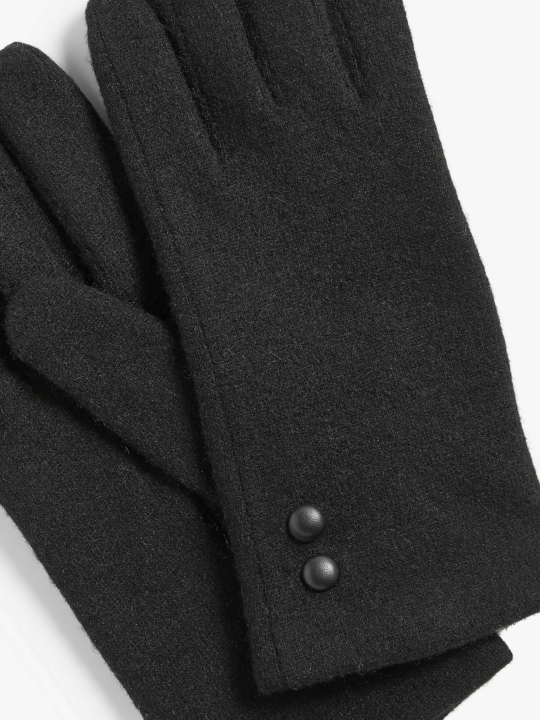 Buy John Lewis Button Trim Wool Mix Gloves Online at johnlewis.com