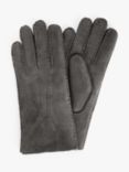 John Lewis Sheepskin Gloves, Grey