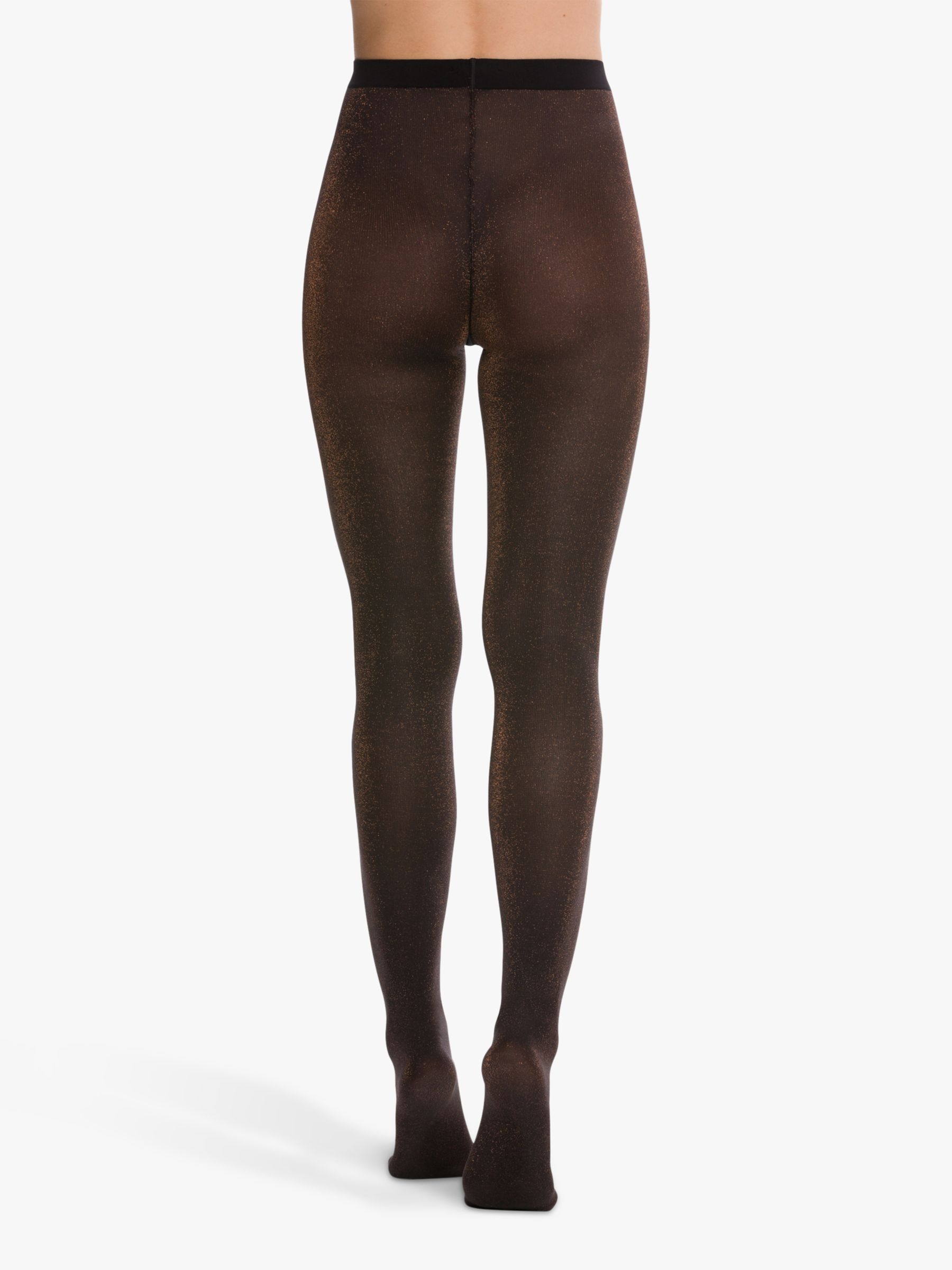 Wolford Stardust 60 Denier Opaque Tights Black Copper At John Lewis And Partners