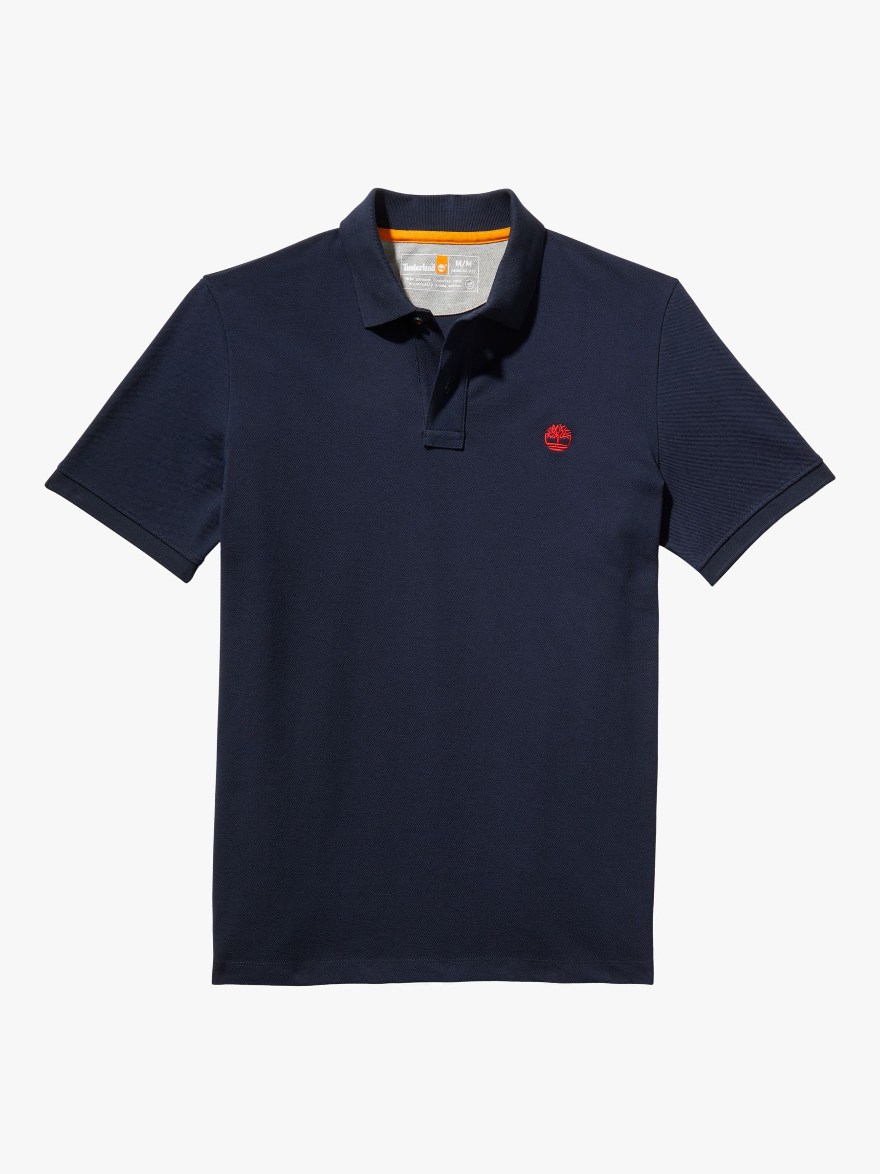 Timberland Millers Rivers Short Sleeve Polo Top, Navy, S