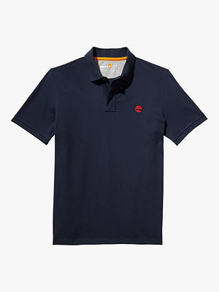 Timberland Millers Rivers Short Sleeve Polo Top, Navy