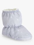 John Lewis Baby Wadded Star Showerproof Boots, Grey