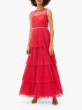 Phase Eight Collection 8 Tulisa Tulle Maxi Dress, Lipstick