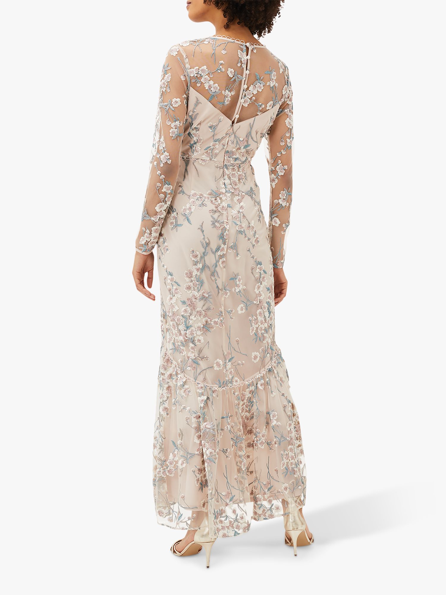 Phase Eight Collection 8 Trisha Embroidered Floral Maxi Dress Ochreivory At John Lewis And Partners 1474