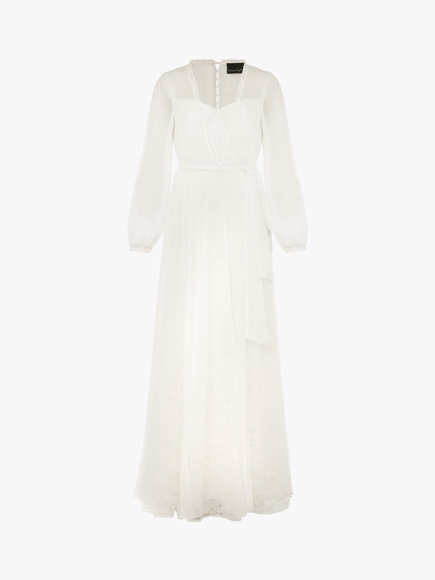 Phase Eight Mariana Pleated Wedding Dress, Pearl at John Lewis & Partners