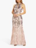 Adrianna Papell Ombre Sequin Dress, Petal Rose
