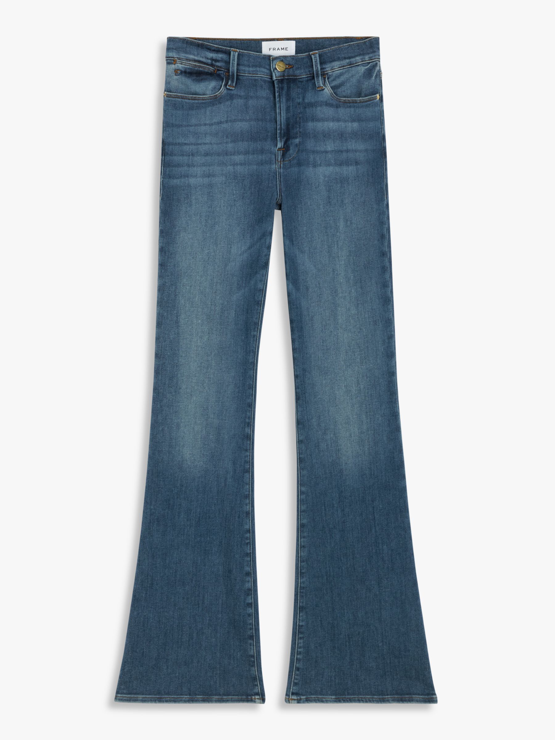FRAME Le High Waist Flared Jeans, Bestia, 24
