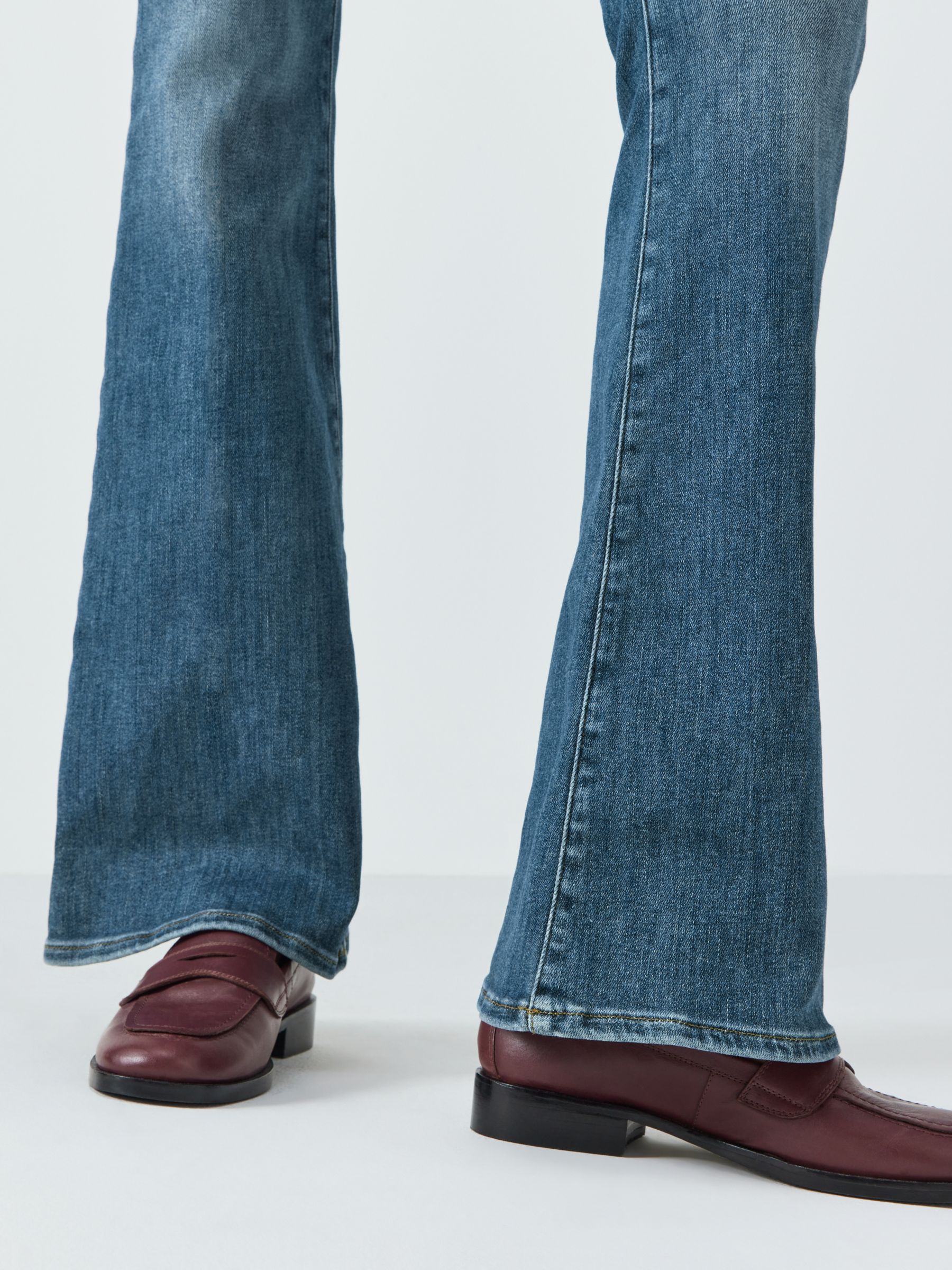 FRAME Le High Waist Flared Jeans, Bestia, 24