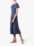 Lily and Lionel Trixie Polka Dot Silk Dress, Blue