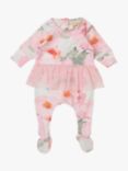 Angel & Rocket Baby Floral Tutu Outfit, Pink