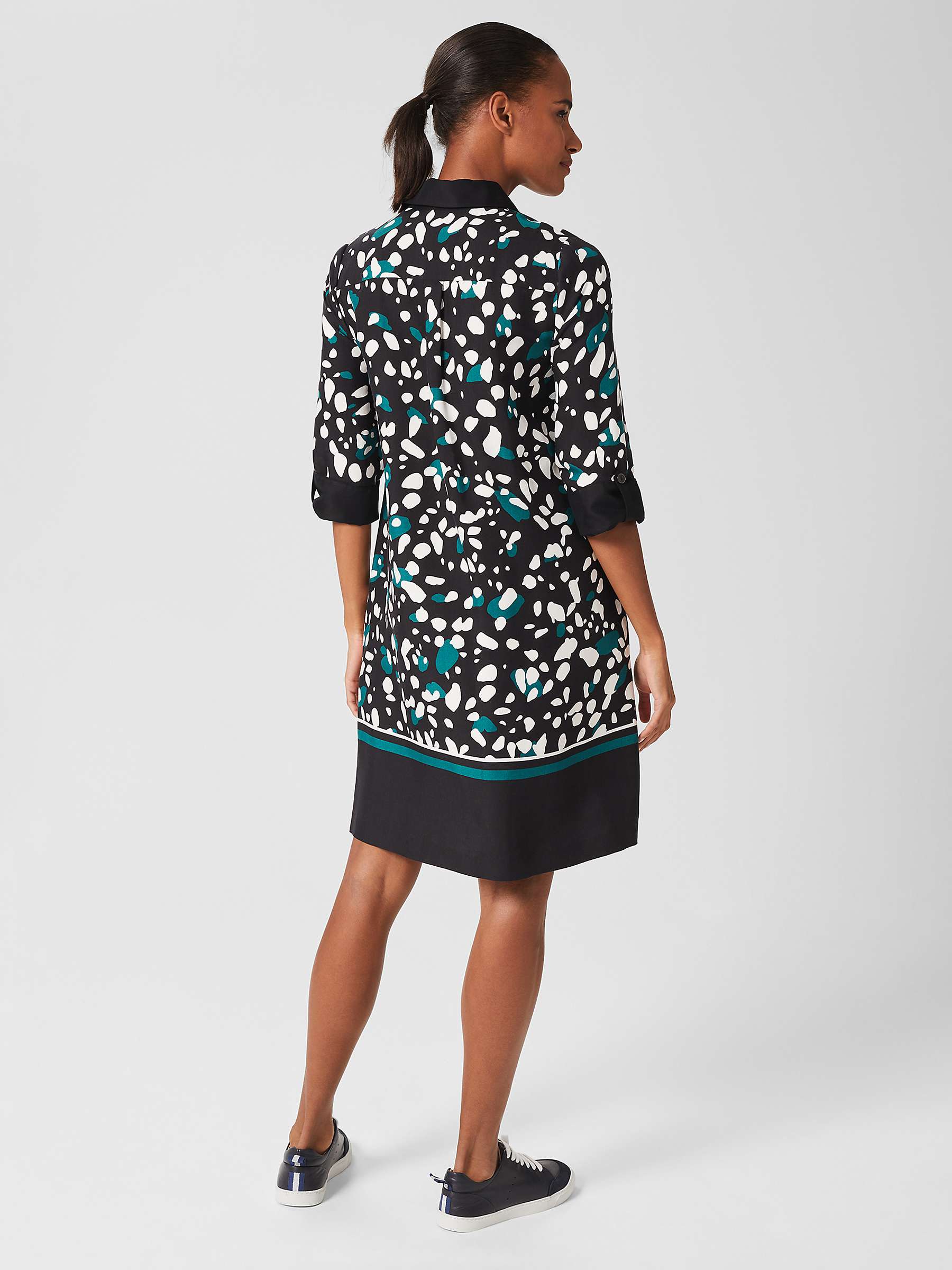 Buy Hobbs Marci Animal Abstract Mini Dress, Blue/Multi Online at johnlewis.com