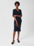 Hobbs Coralie Shift Dress, Midnight Navy