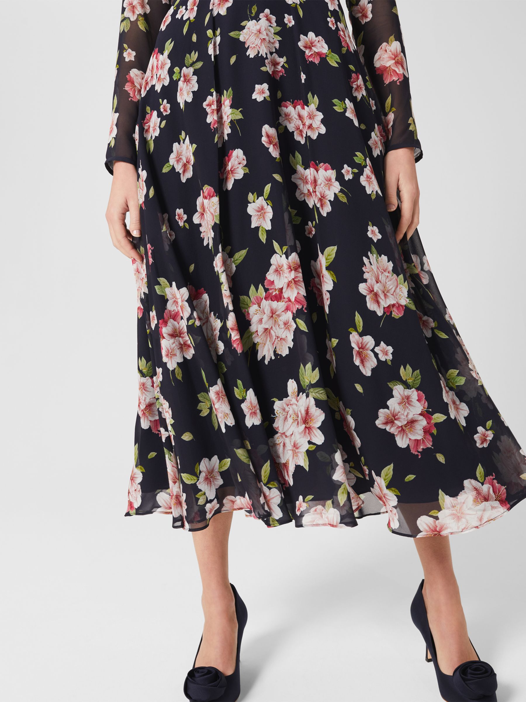 Helena Long Sleeve Floral Maxi Dress