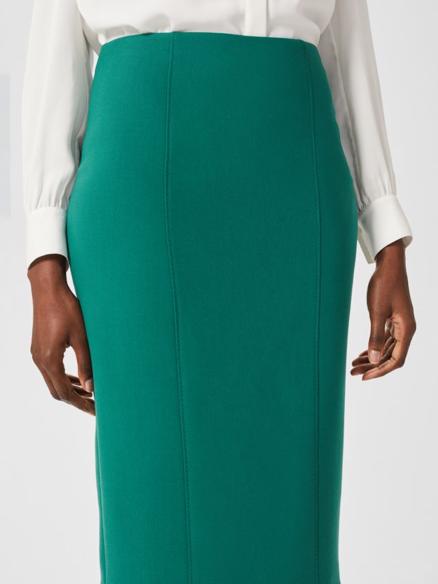 Jade green pencil discount skirt