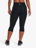 Under Armour Fly Fast 3.0 Capri Running Leggings, Black/Reflective