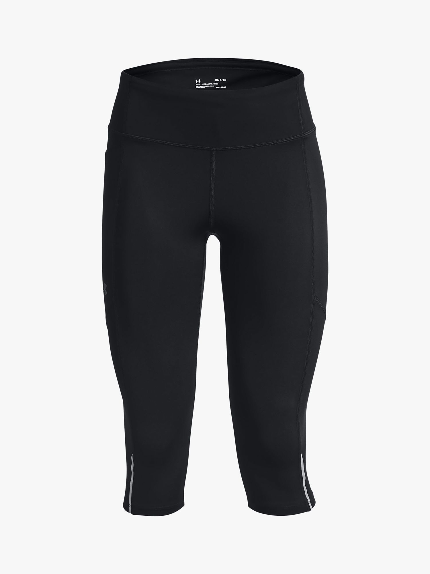 Under Armour Fly Fast 3.0 Running Leggings, Black/Reflective at John Lewis  & Partners