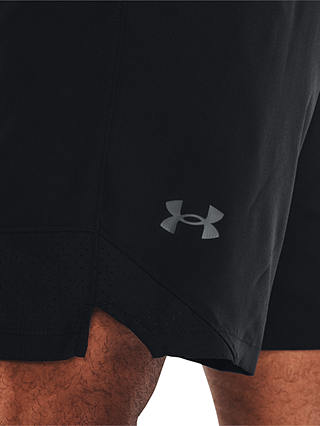 Under Armour Vanish Woven Gym Shorts, Black/Pitch Gray