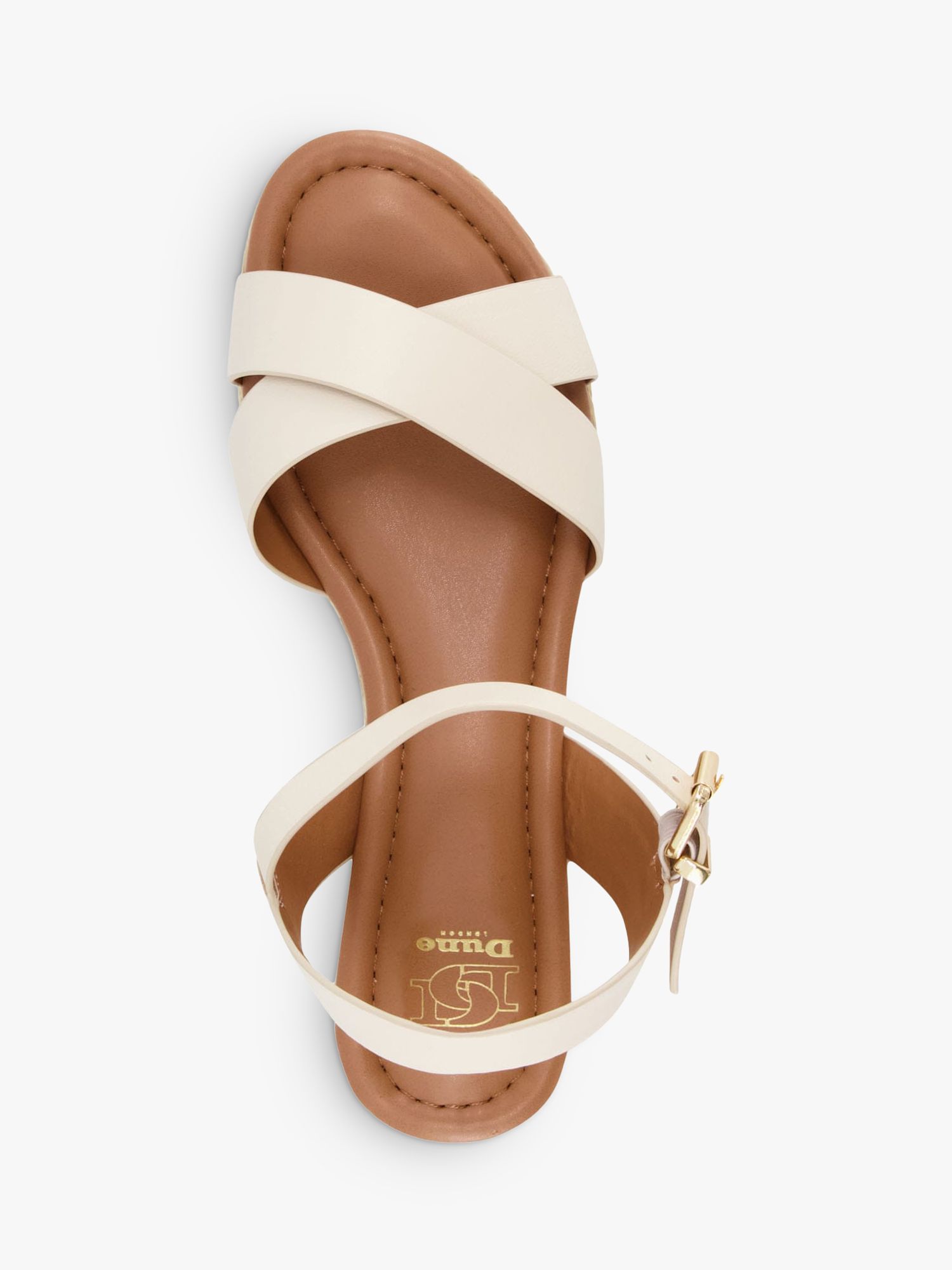 Buy Dune Linnie Leather Espadrille Flatform Sandals Online at johnlewis.com