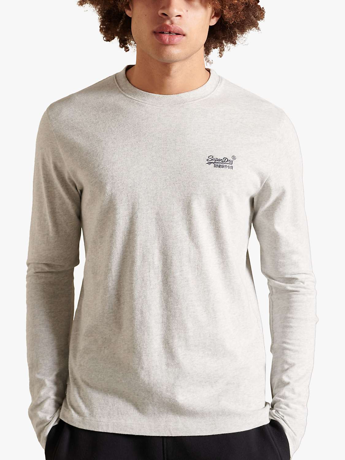 Buy Superdry Organic Cotton Vintage Logo Long Sleeve T-Shirt Online at johnlewis.com