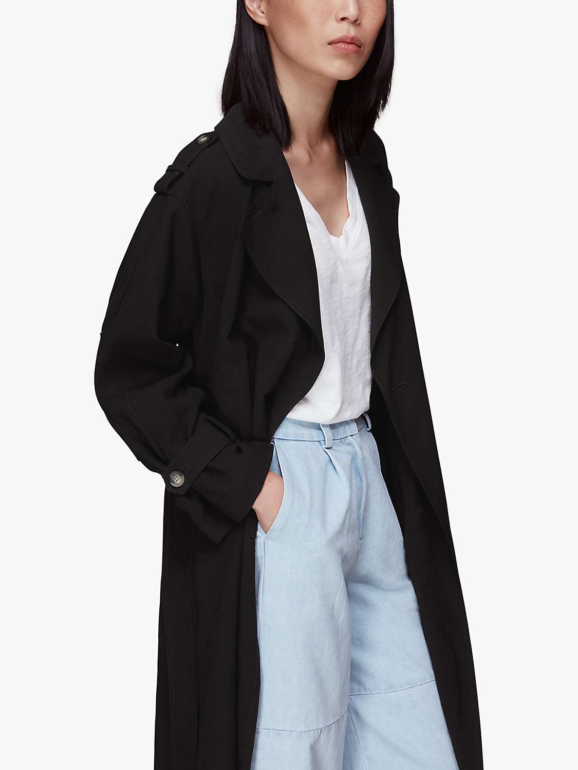 Buy Whistles Riley Trench Coat Online at johnlewis.com