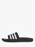 adidas Adilette Aqua Comfort Slides Slippers, Black