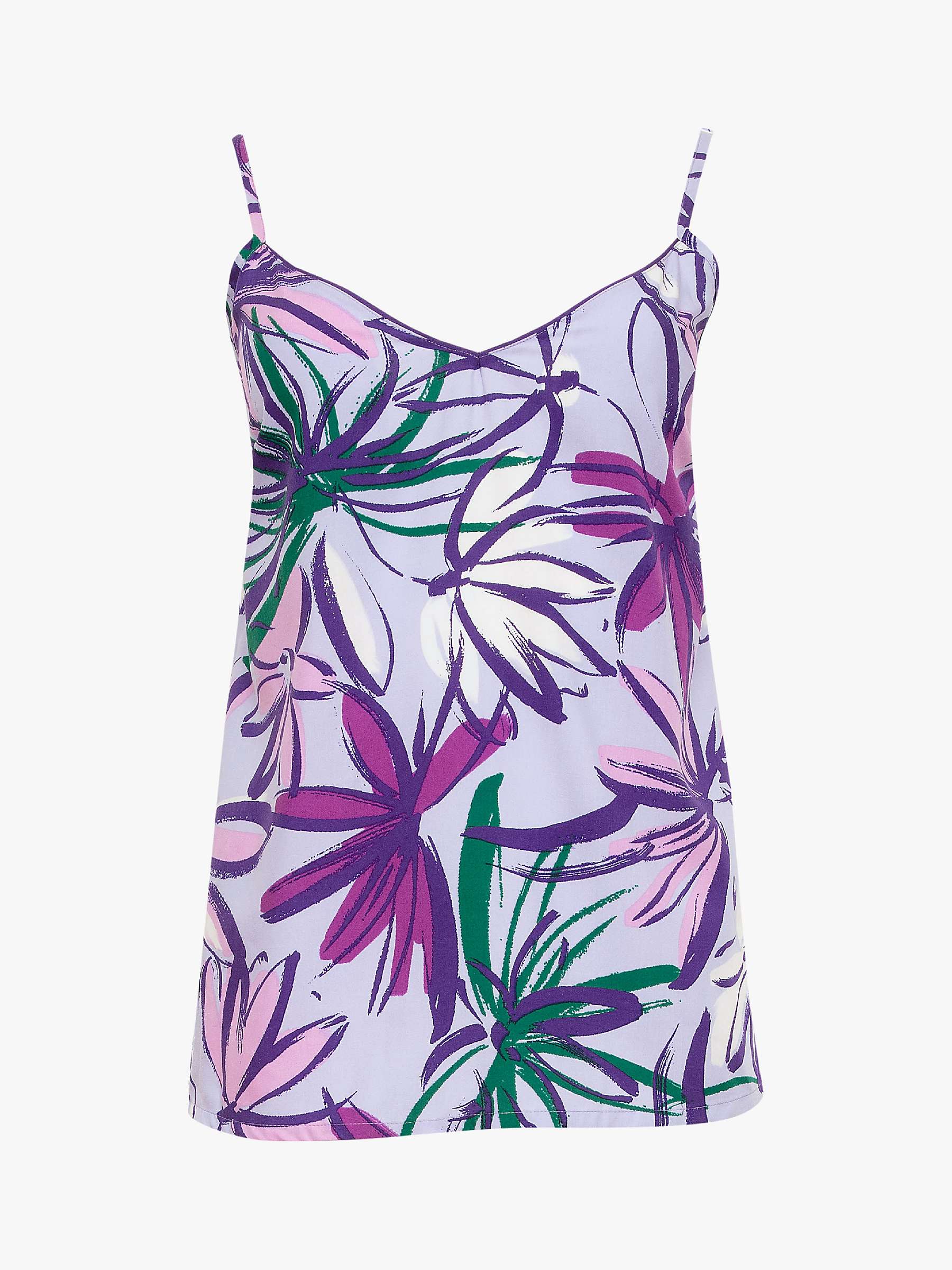 Cyberjammies Tilly Floral Camisole Pyjama Set, Lilac at John Lewis ...