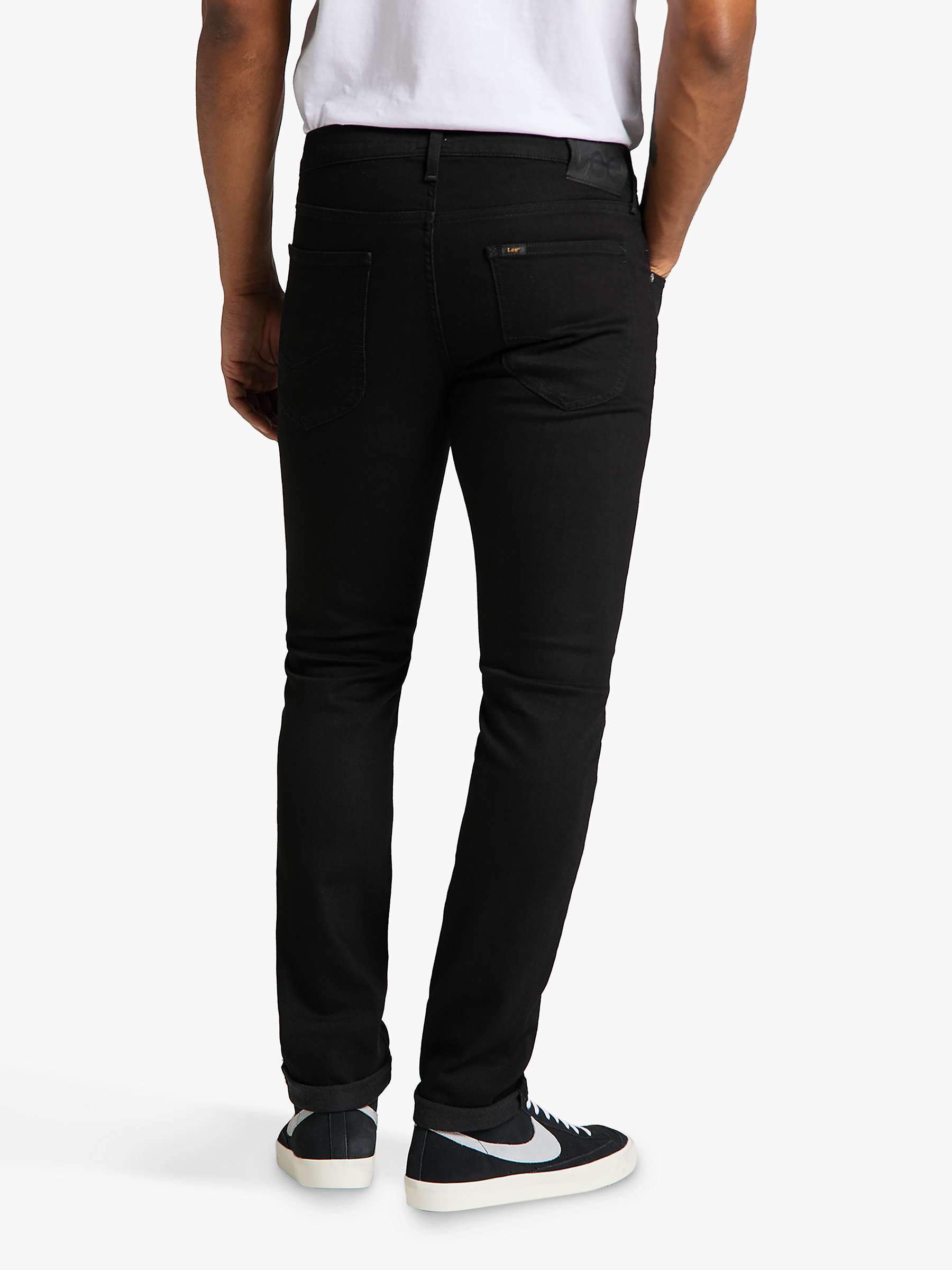 Buy Lee Luke Slim Fit Jeans, L719HFAE - Clean Black Online at johnlewis.com