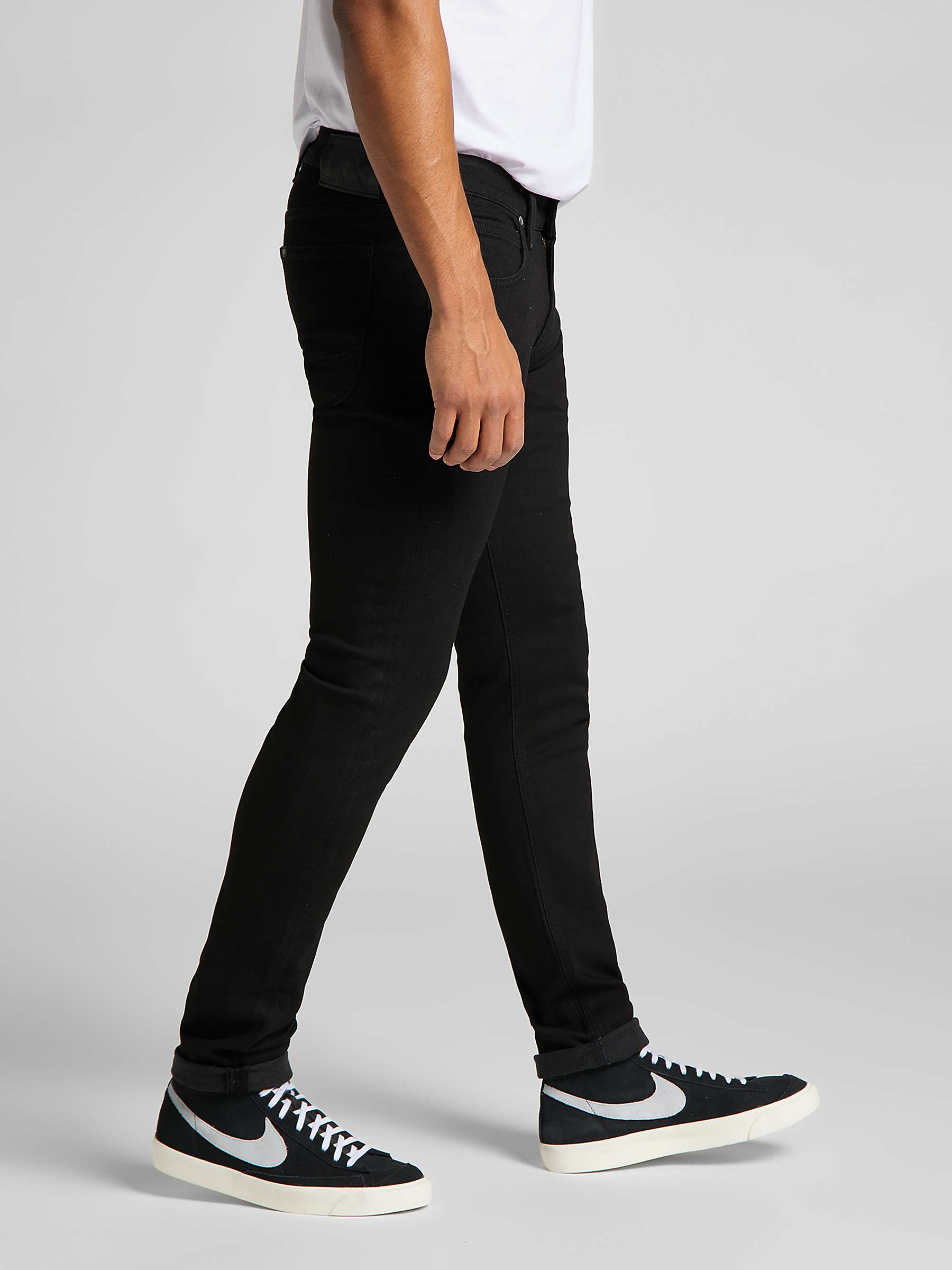 Buy Lee Luke Slim Fit Jeans, L719HFAE - Clean Black Online at johnlewis.com