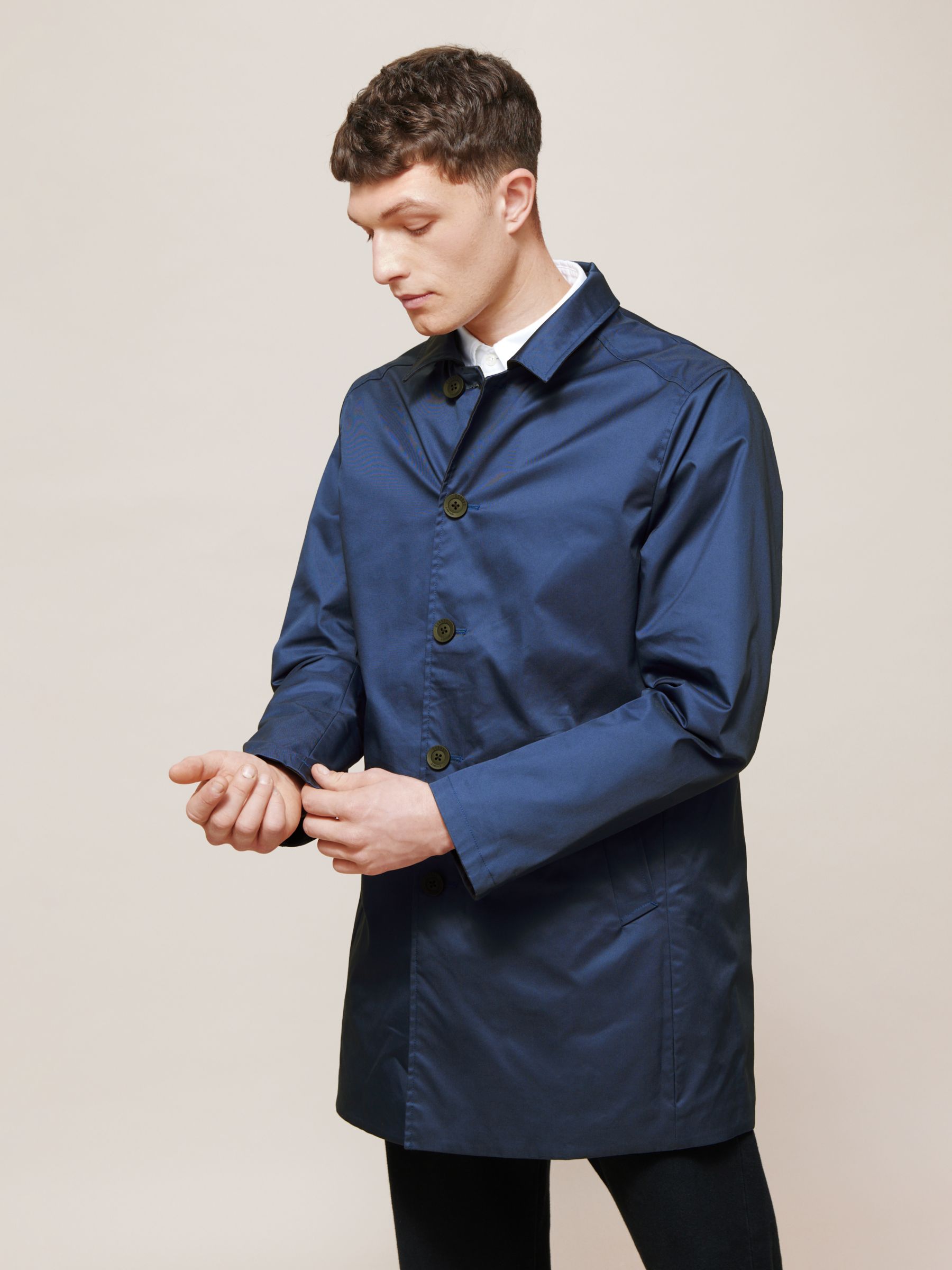 Guards London Montague Reversible Mac Coat, Blue, 36R