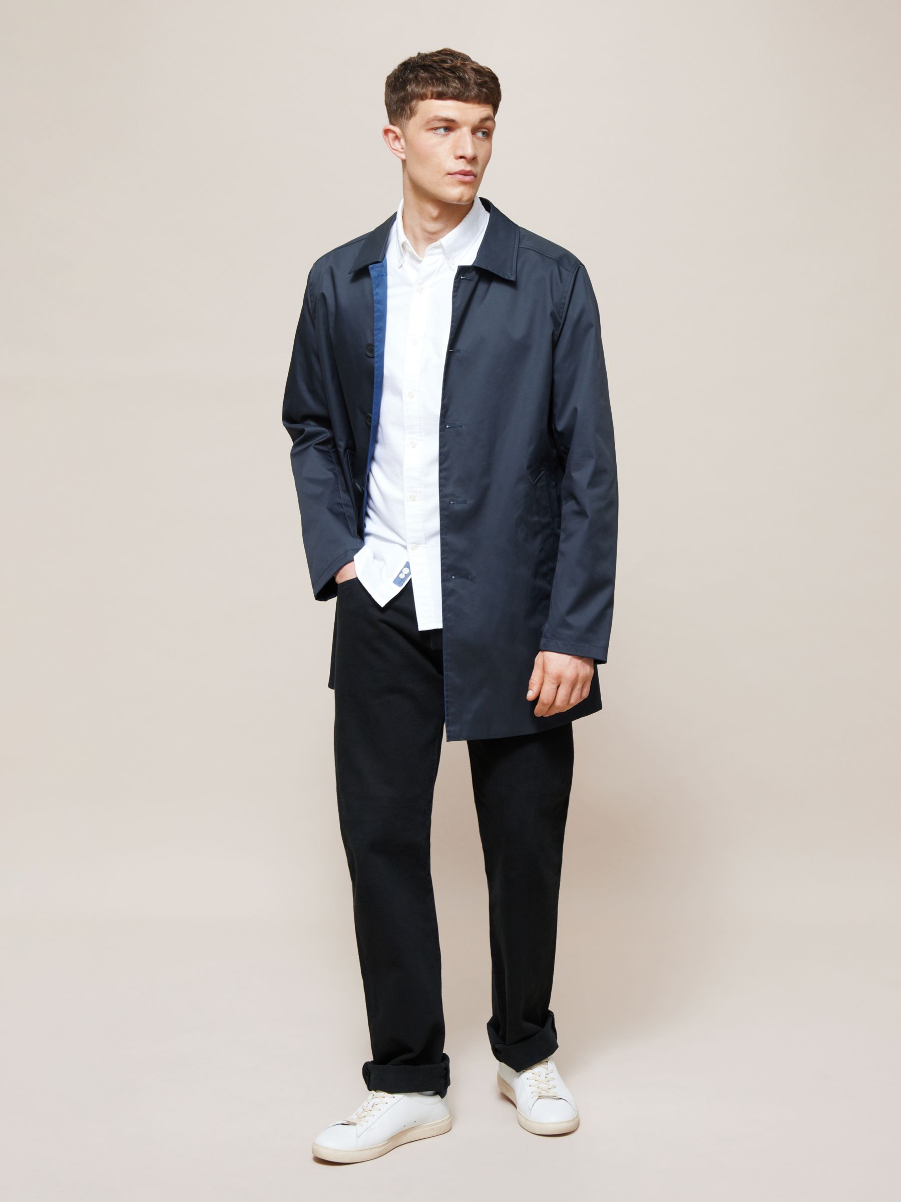 Guards London Montague Reversible Mac Coat, Blue at John Lewis & Partners