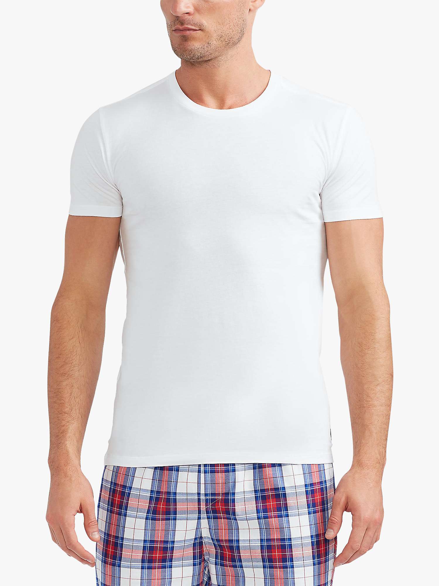 Buy Polo Ralph Lauren Cotton Slim Fit Crew Neck Lounge T-Shirt, Pack of 3 Online at johnlewis.com