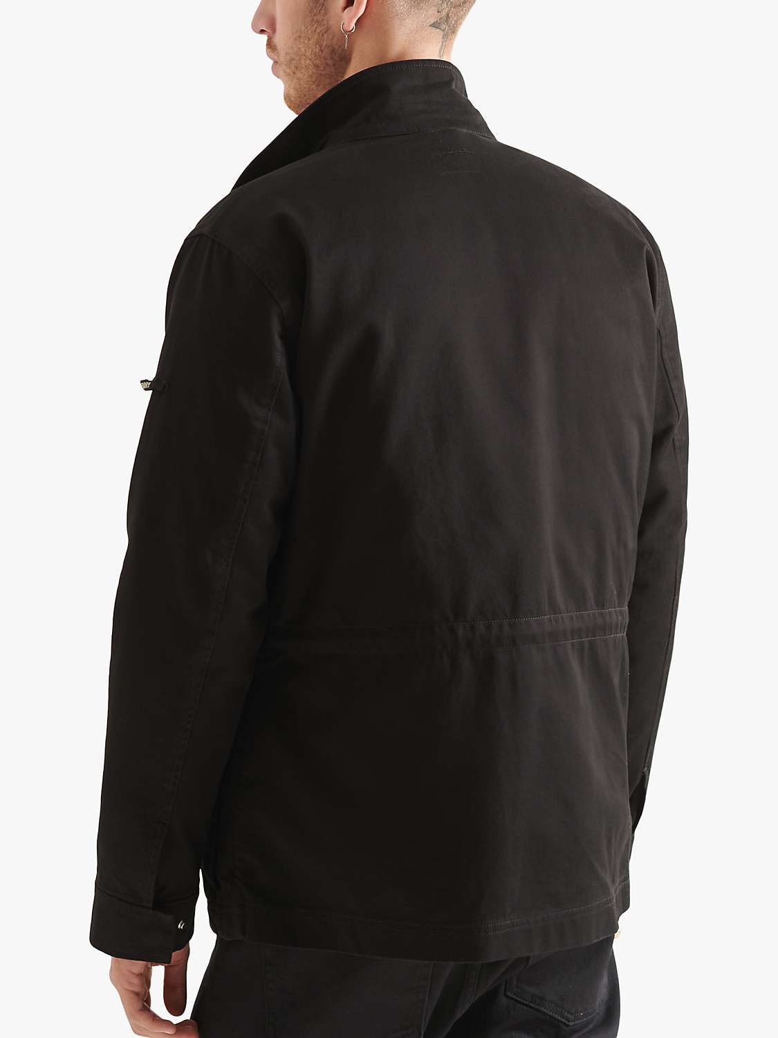 Superdry 3-In-1 Utility Jacket, Black at John Lewis & Partners